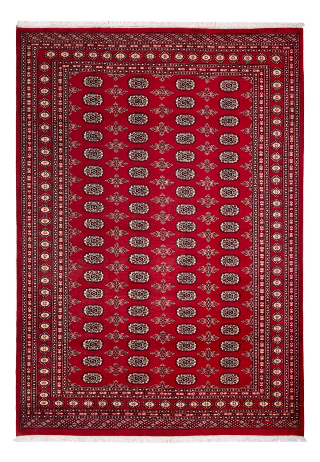 Afghan Teppich - Buchara - 297 x 213 cm - rot