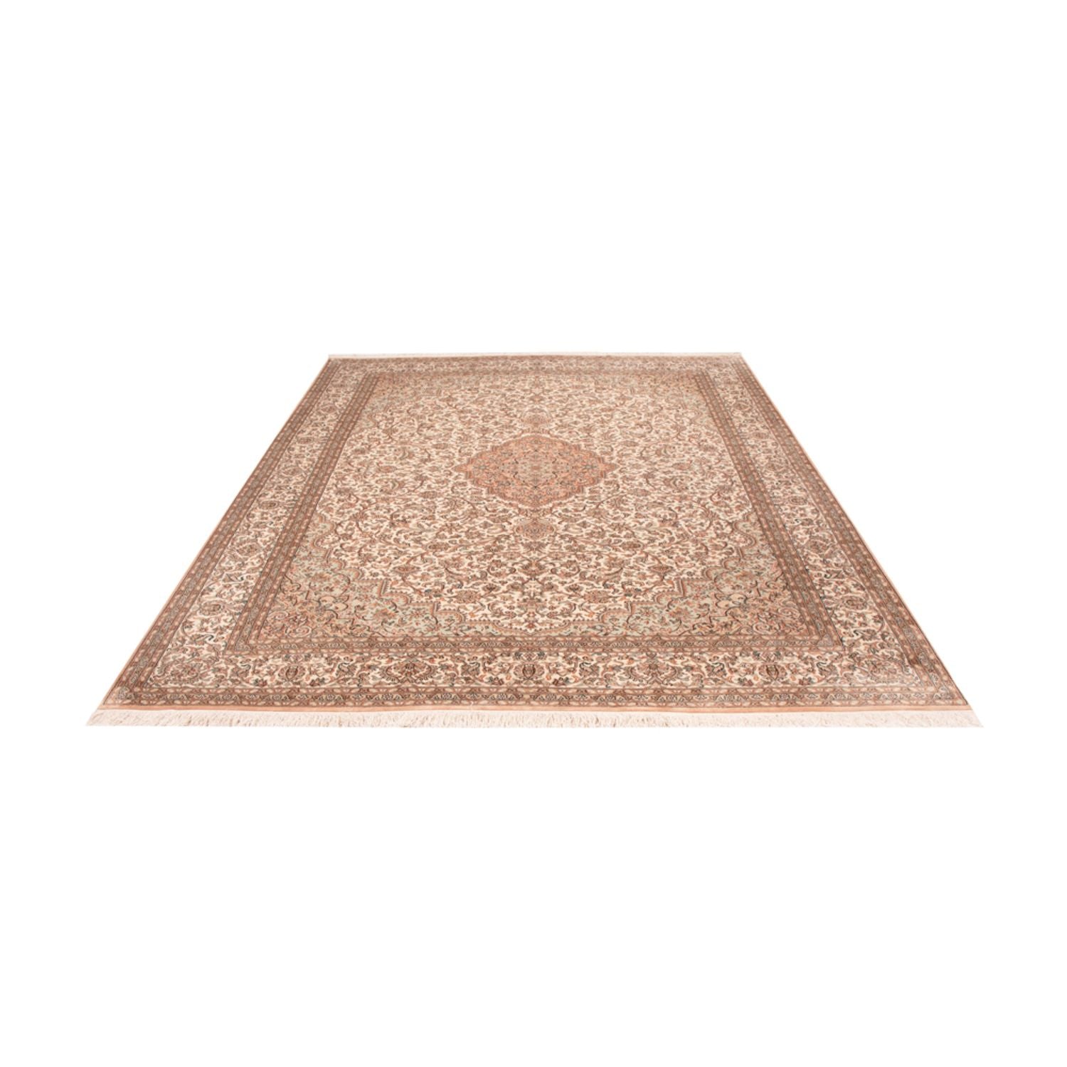 Seidenteppich - Kaschmir Seide - 290 x 205 cm - sand