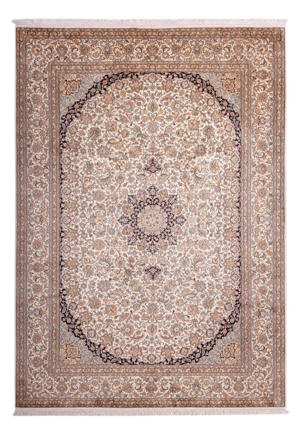 Seidenteppich - Kaschmir Seide - 309 x 217 cm - sand