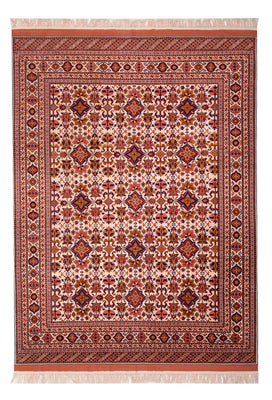 Seidenteppich - Afghan Seide - 282 x 205 cm - braun