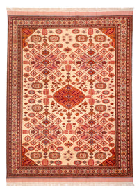 Seidenteppich - Afghan Seide - 288 x 217 cm - hellrot