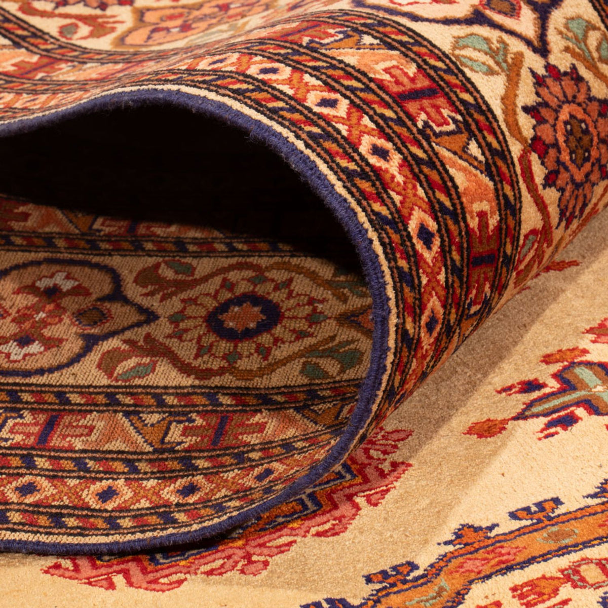 Seidenteppich - Afghan Seide - 288 x 217 cm - hellrot