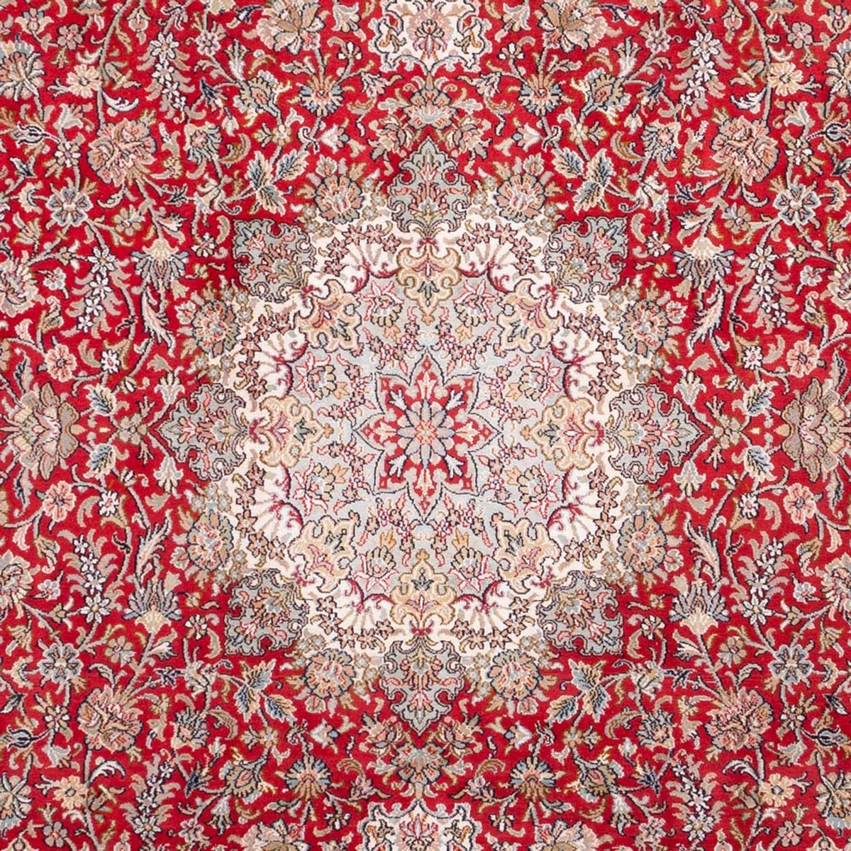 Seidenteppich - Kaschmir Seide - 303 x 220 cm - rot