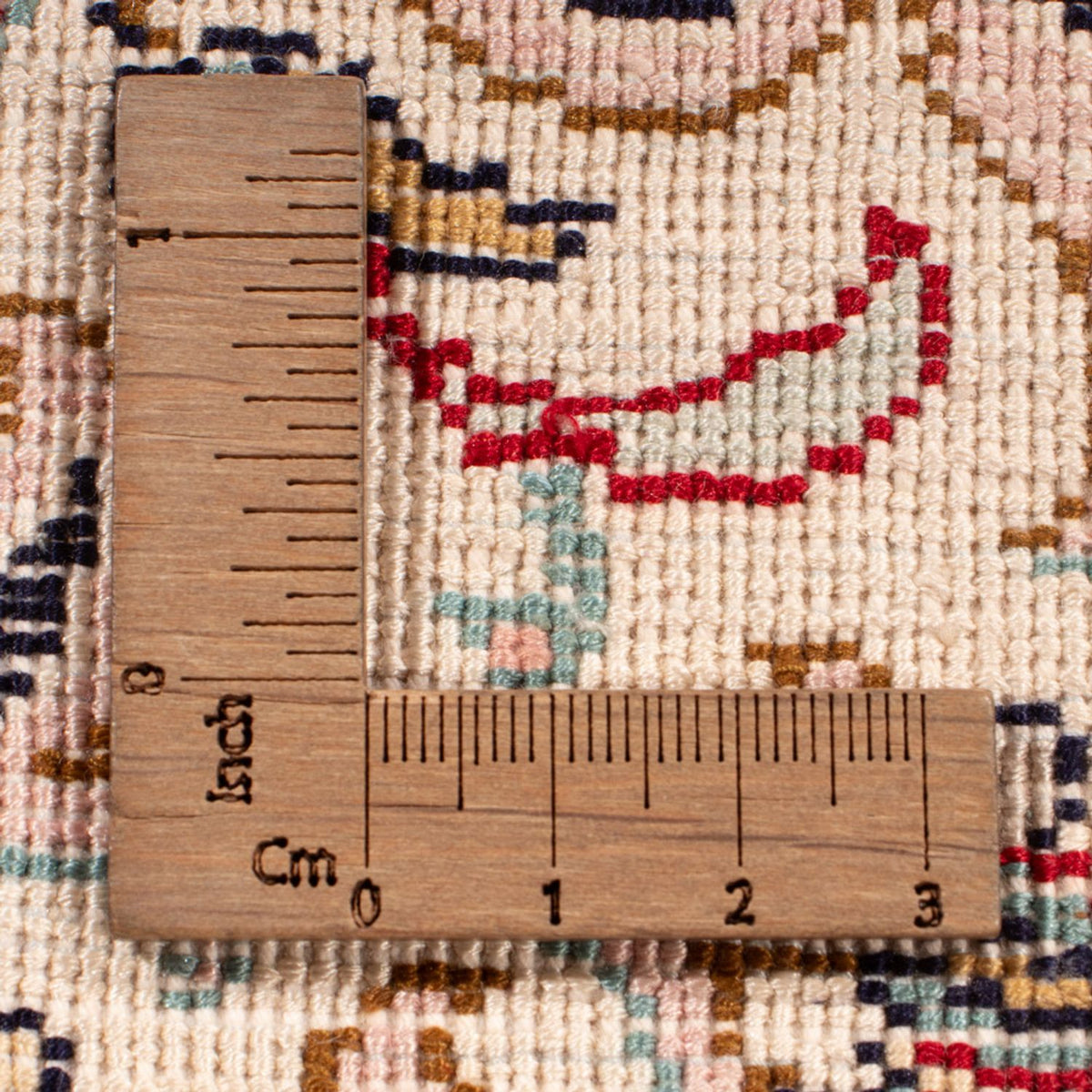 Seidenteppich - Kaschmir Seide - 302 x 216 cm - rot