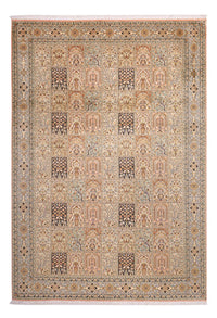 Seidenteppich - Kaschmir Seide - 316 x 220 cm - dunkelbeige