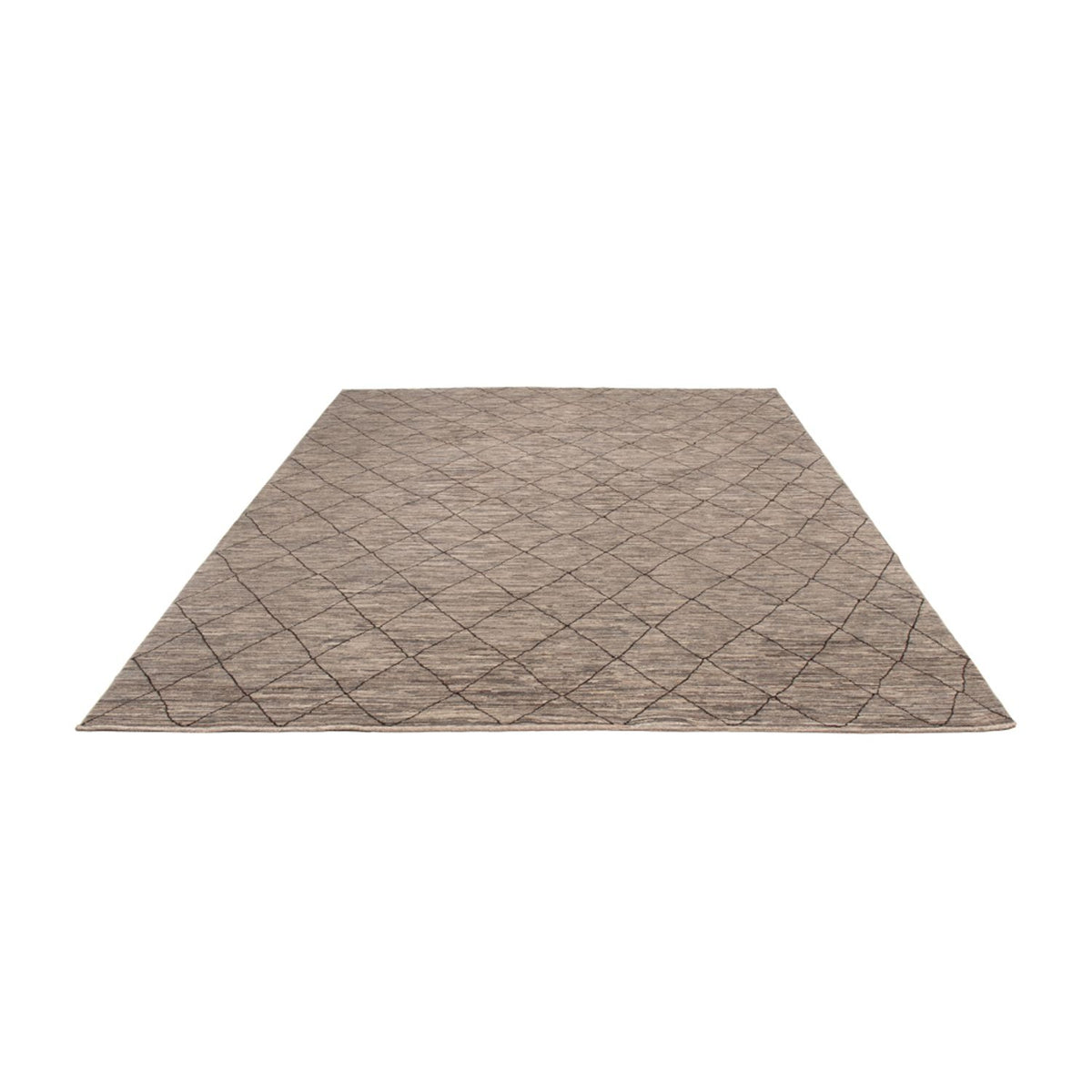 Berber Teppich - 296 x 245 cm - dunkelbeige