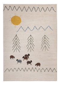 Berber Teppich - 286 x 203 cm - natur