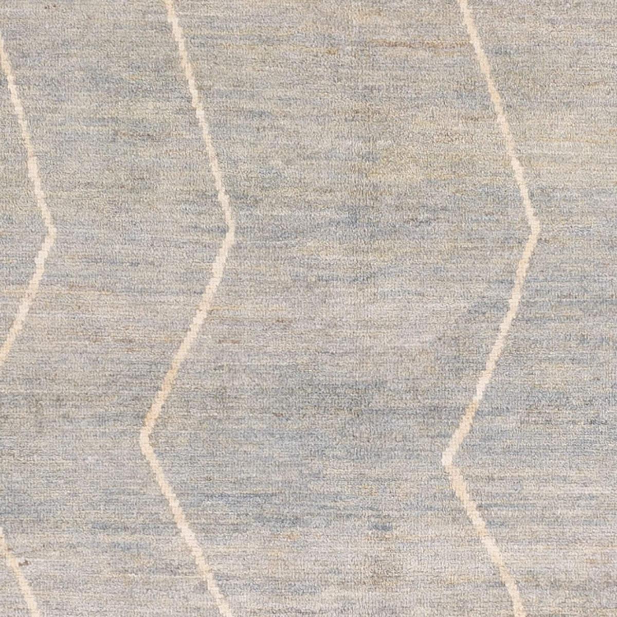 Berber Teppich - 204 x 152 cm - hellgrau