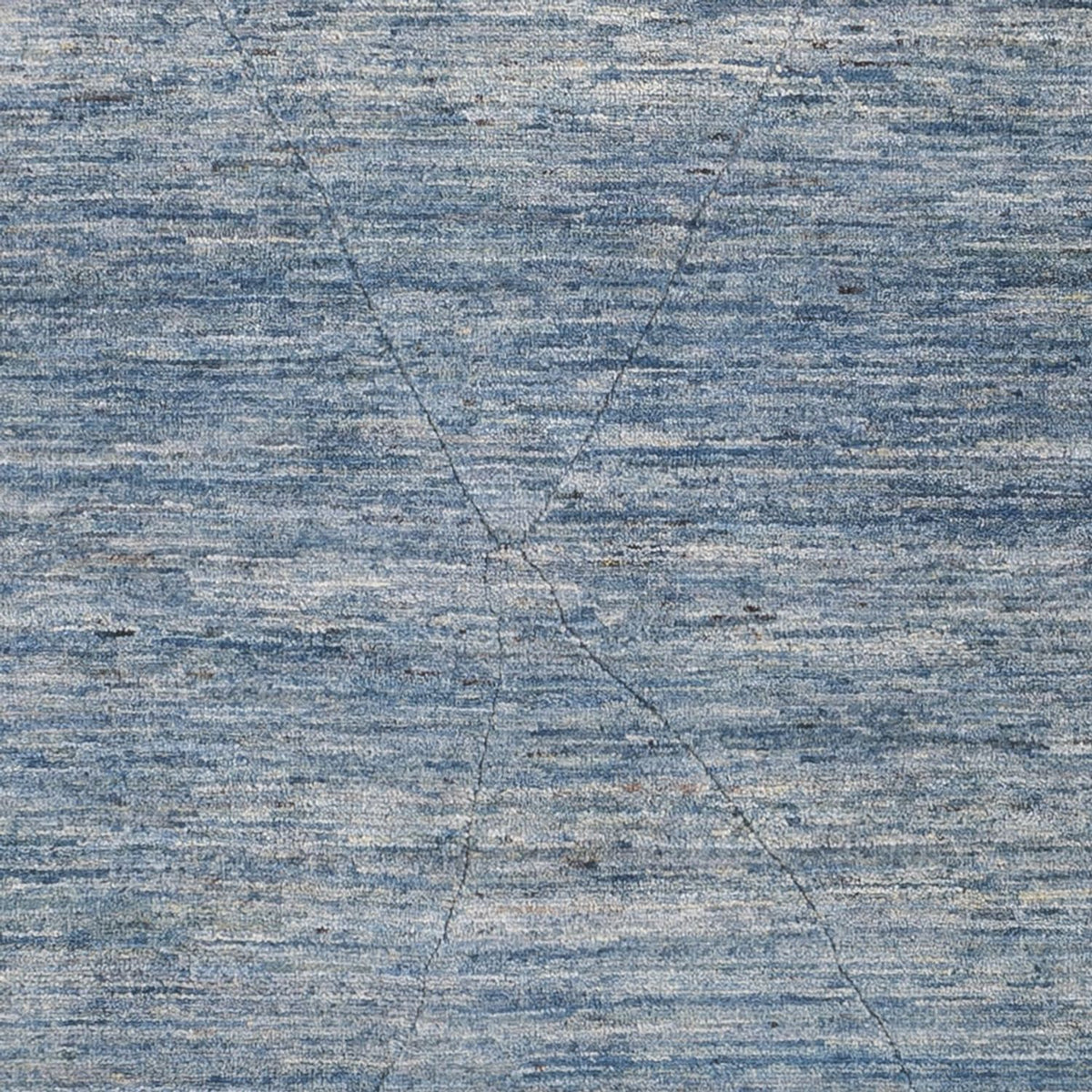 Berber Teppich - 242 x 172 cm - seeblau