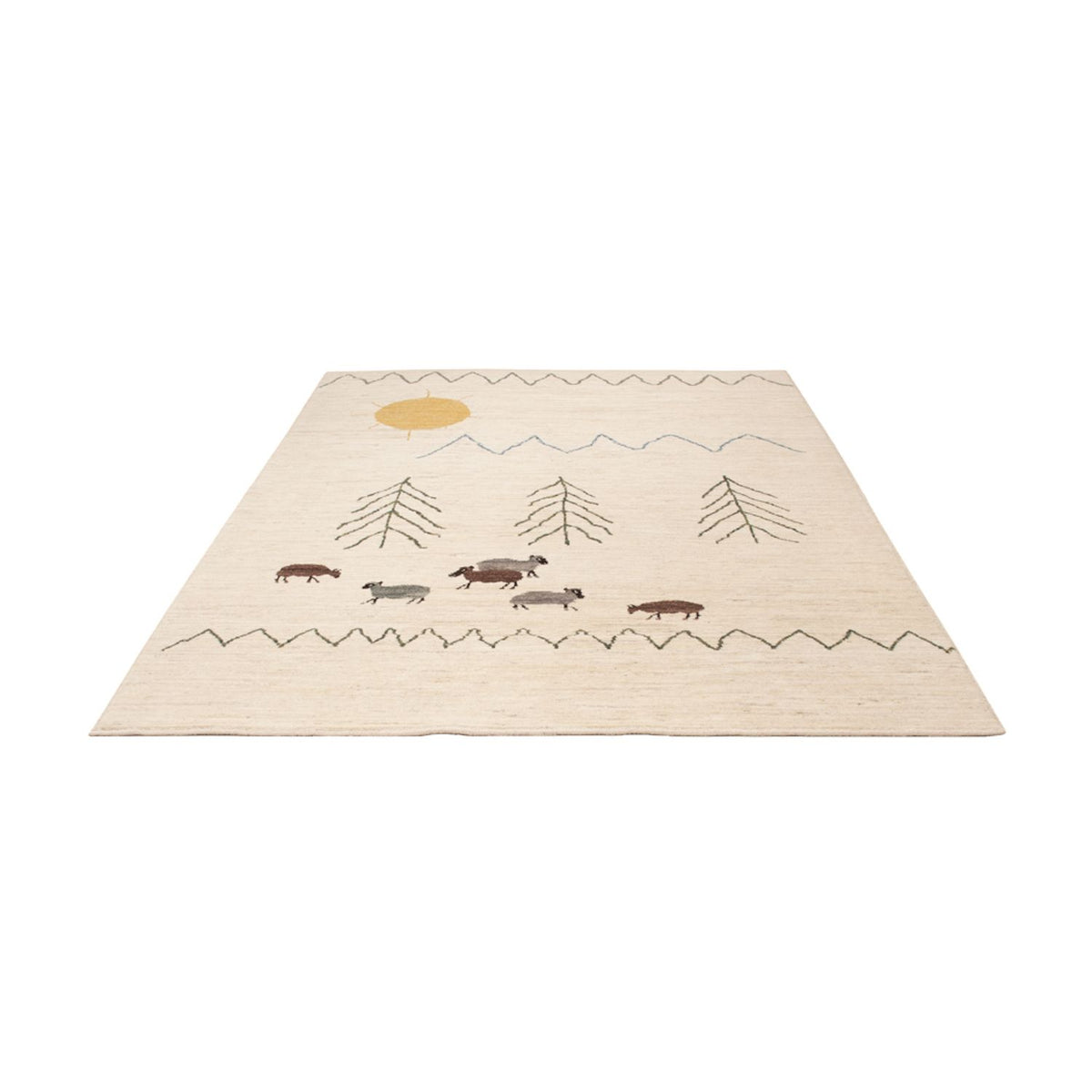 Berber Teppich - 232 x 170 cm - creme