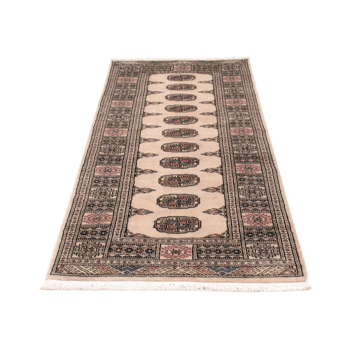 Läufer Pakistan - 217 x 76 cm - beige