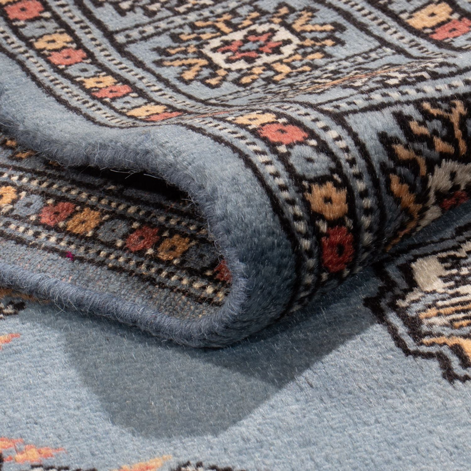 Läufer Pakistan - 189 x 75 cm - blau