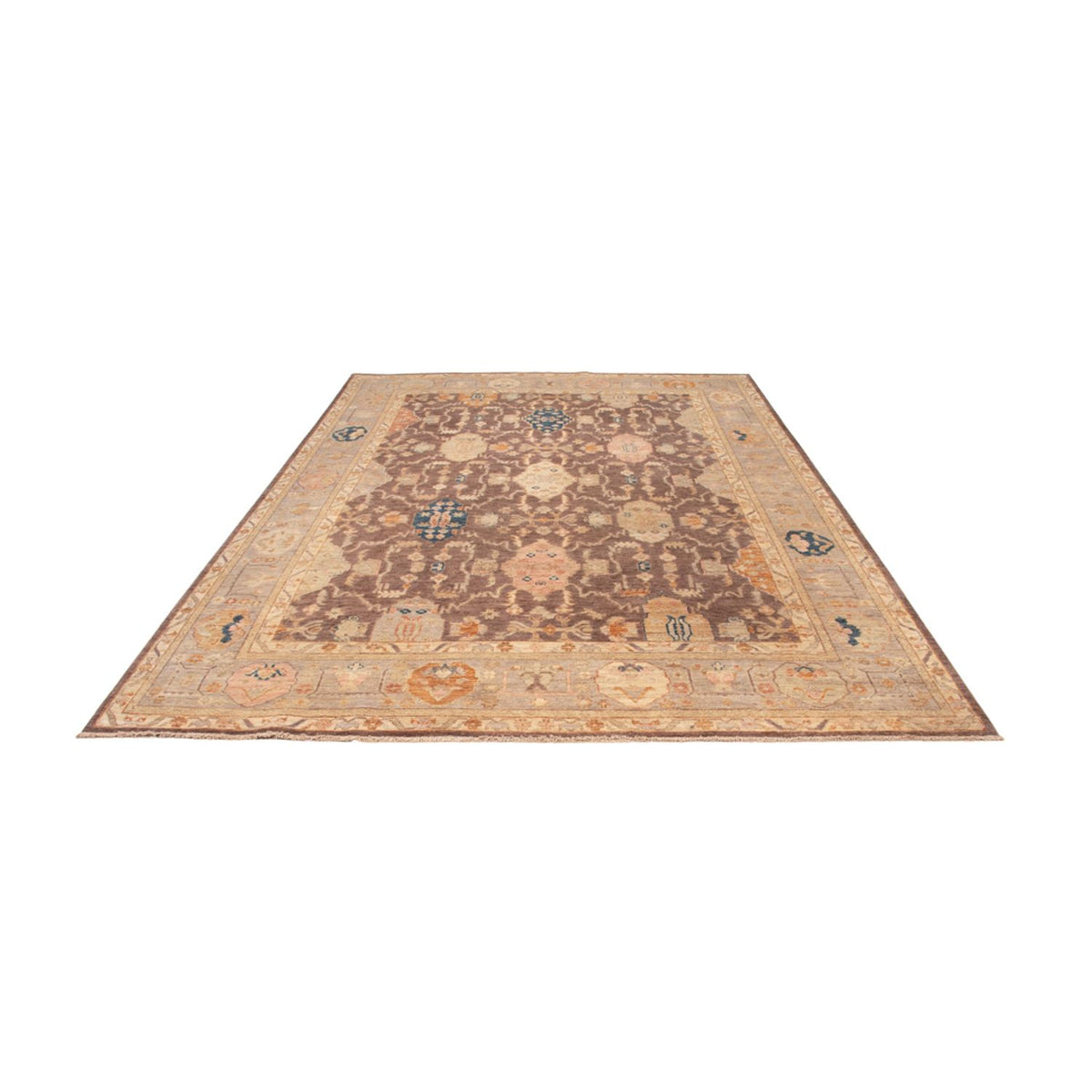 Ziegler Teppich - Usak - 353 x 244 cm - dunkelbeige