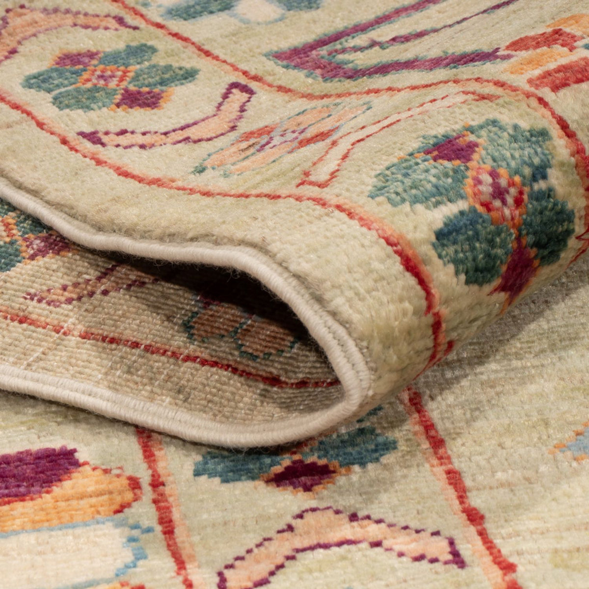 Ziegler Teppich - Usak - 336 x 244 cm - hellgrün