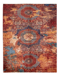 Designer Teppich - 195 x 156 cm - mehrfarbig