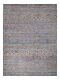 Designer Teppich - 205 x 152 cm - dunkelblau
