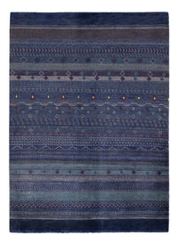 Gabbeh Teppich - Perser - 191 x 140 cm - dunkelblau