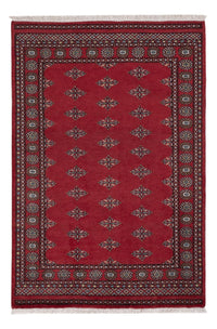 Pakistan Teppich - 208 x 140 cm - rot