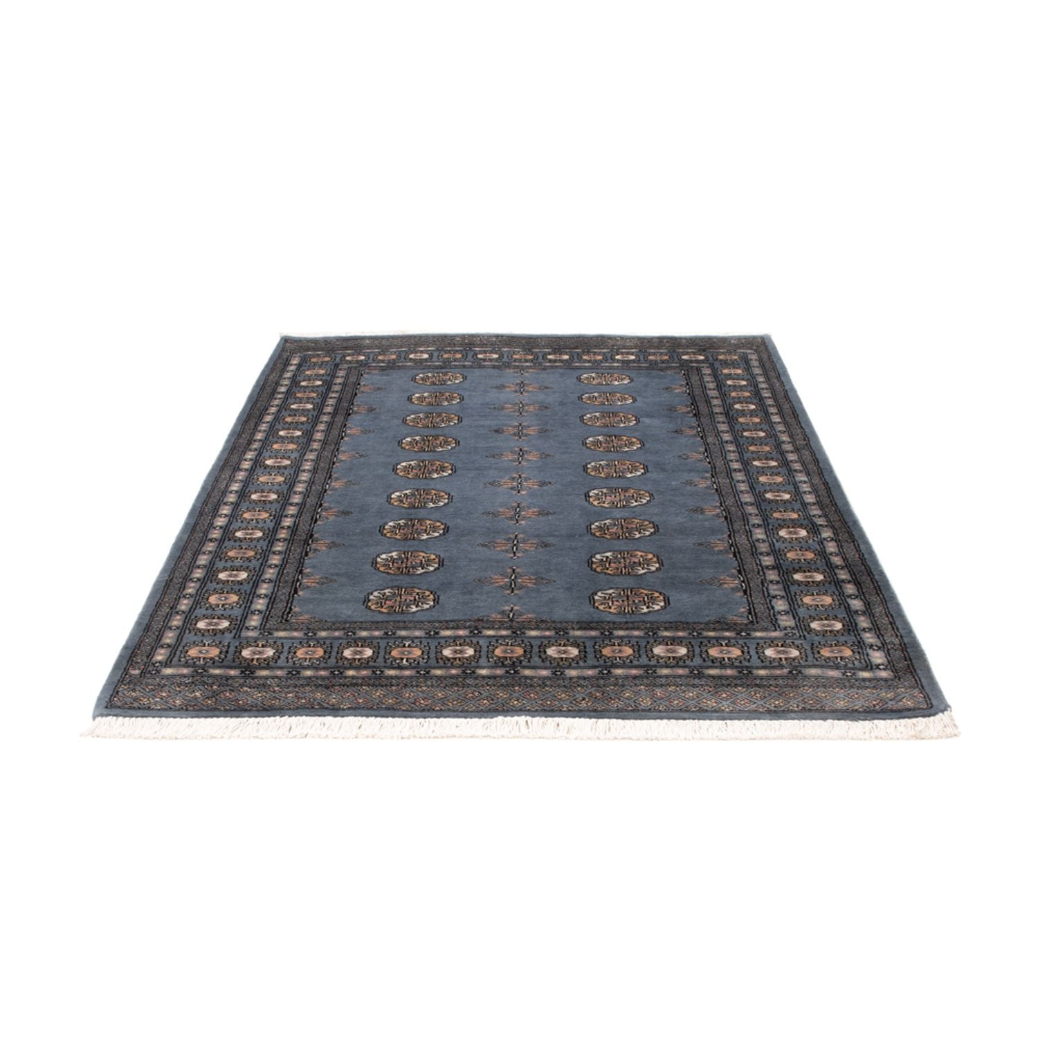 Pakistan Teppich - 198 x 140 cm - blau