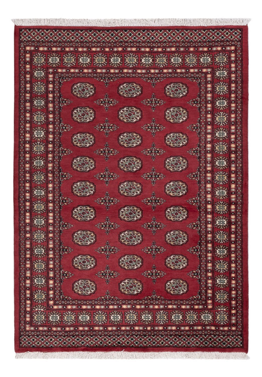 Pakistan Teppich - 199 x 140 cm - rot