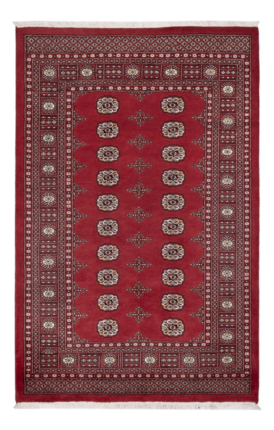 Pakistan Teppich - 216 x 139 cm - rot