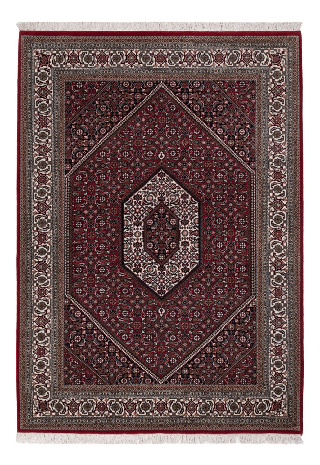 Orientteppich - Bidjar - Indus - 204 x 145 cm - dunkelbraun