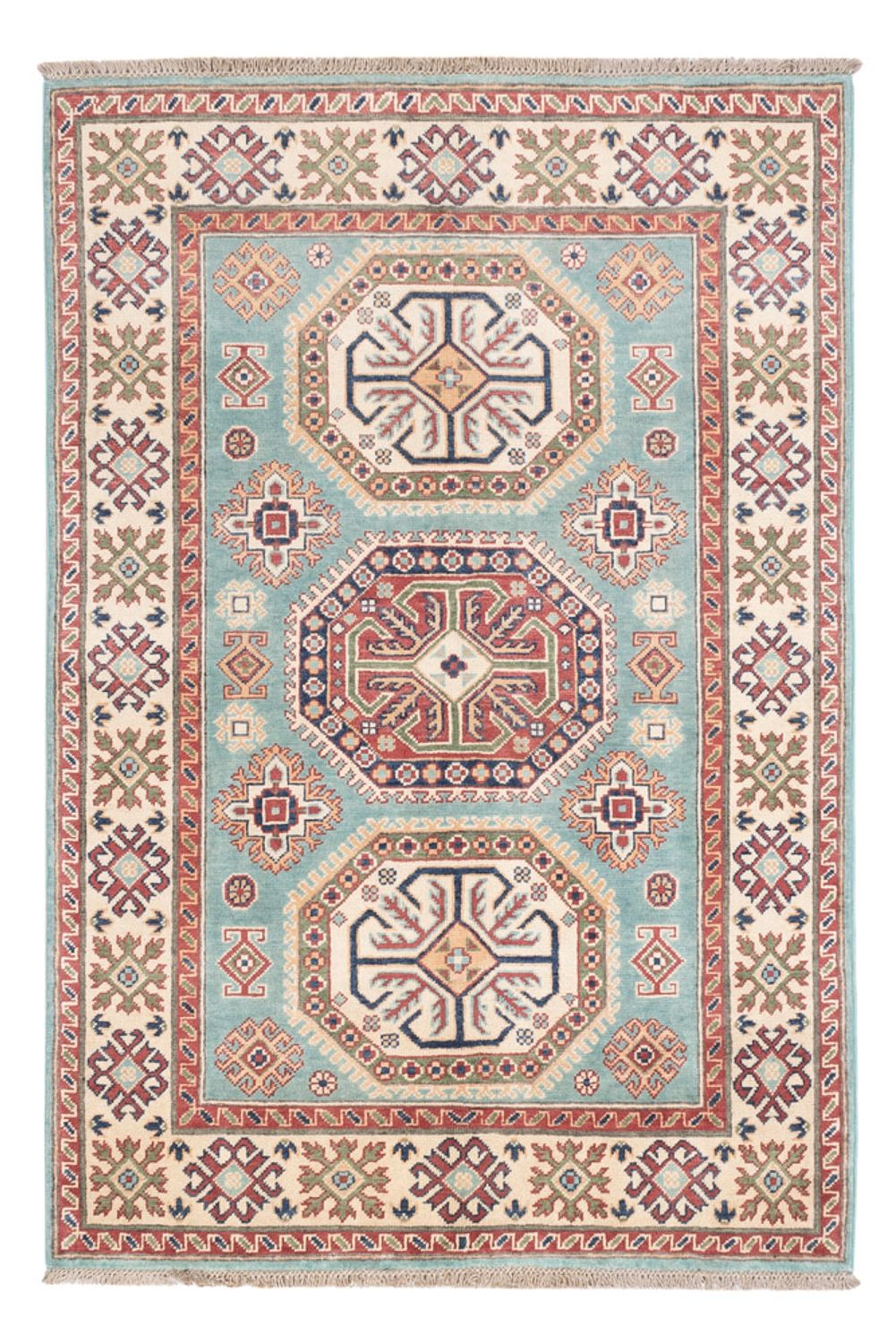 Ziegler Teppich - Kazak - 178 x 120 cm - hellblau