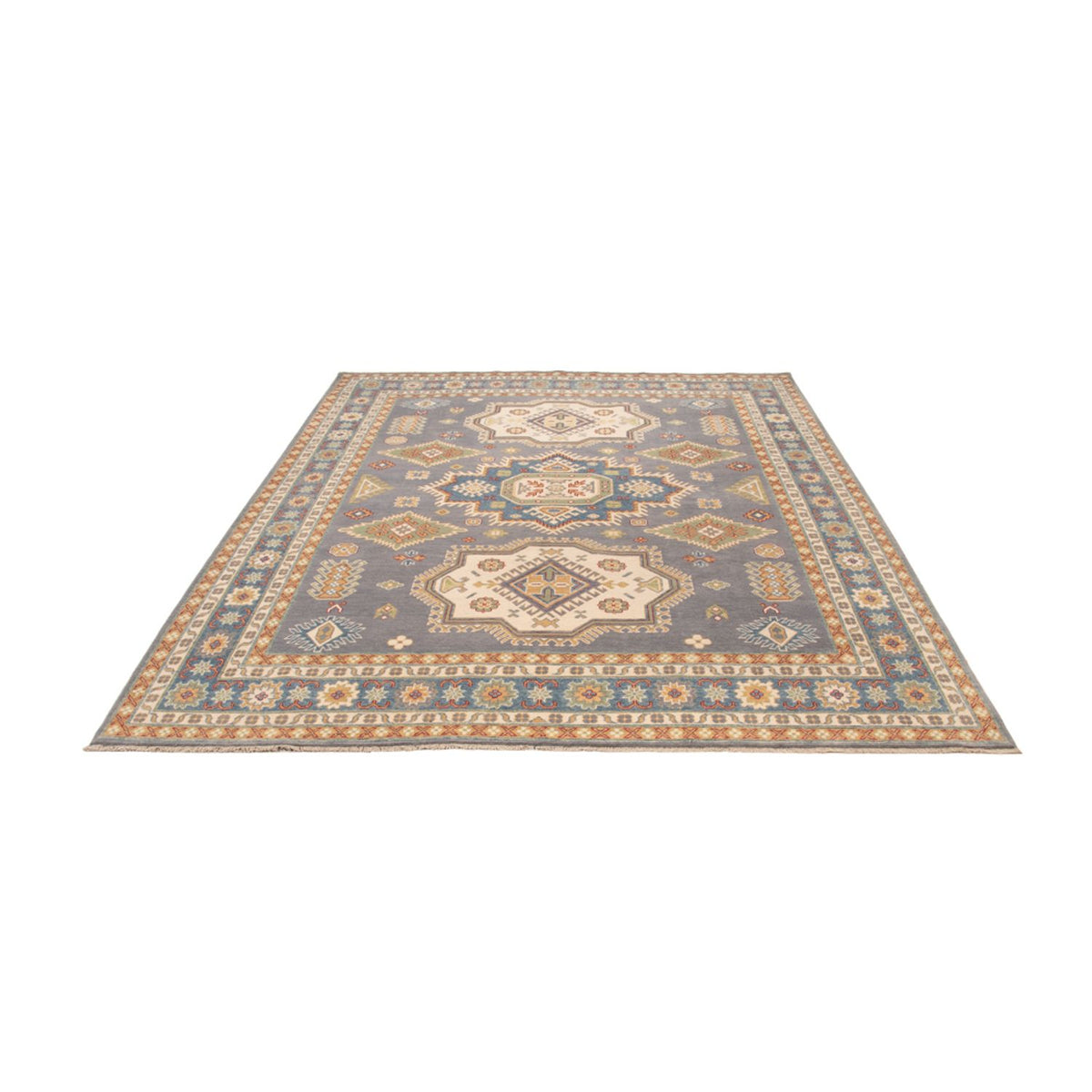 Ziegler Teppich - Kazak - 299 x 244 cm - seeblau