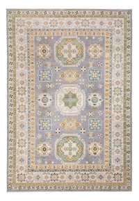 Ziegler Teppich - Kazak - 299 x 203 cm - seeblau