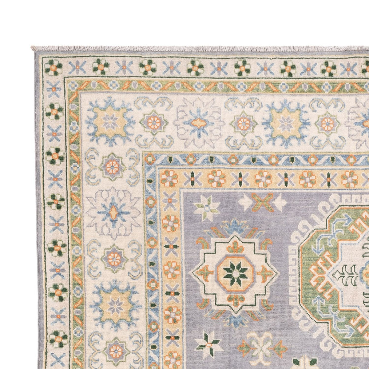 Ziegler Teppich - Kazak - 299 x 203 cm - seeblau