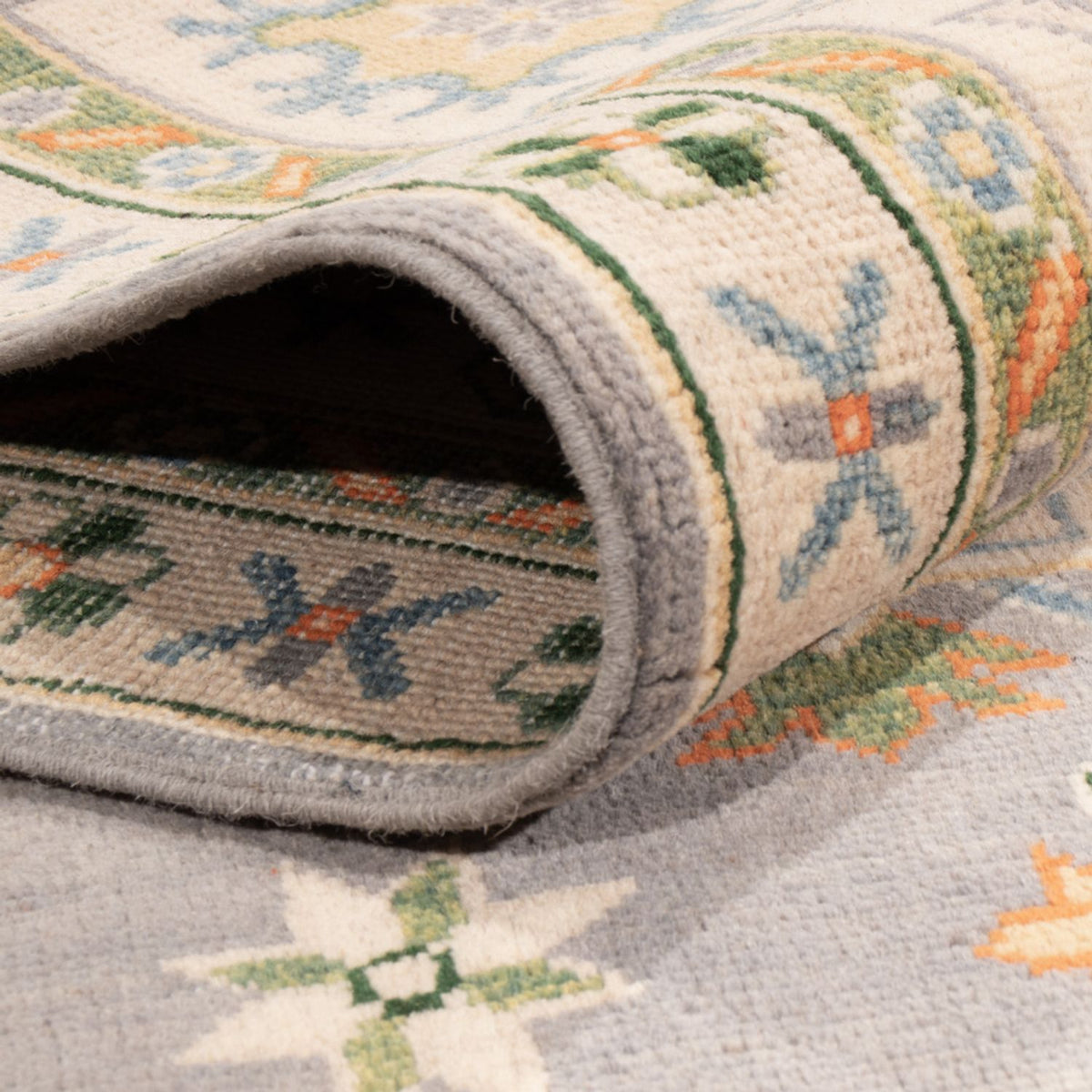 Ziegler Teppich - Kazak - 299 x 203 cm - seeblau