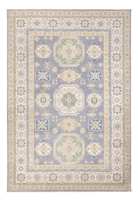 Ziegler Teppich - Kazak - 299 x 201 cm - seeblau