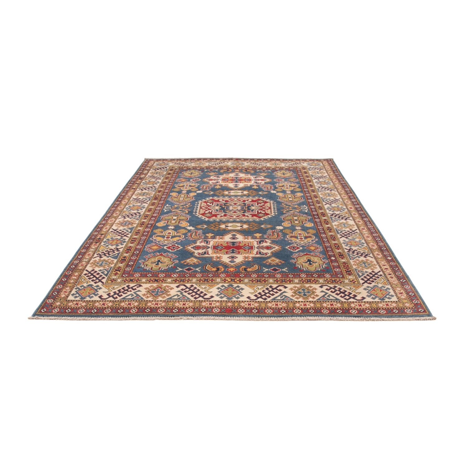 Ziegler Teppich - Kazak - 296 x 198 cm - blau