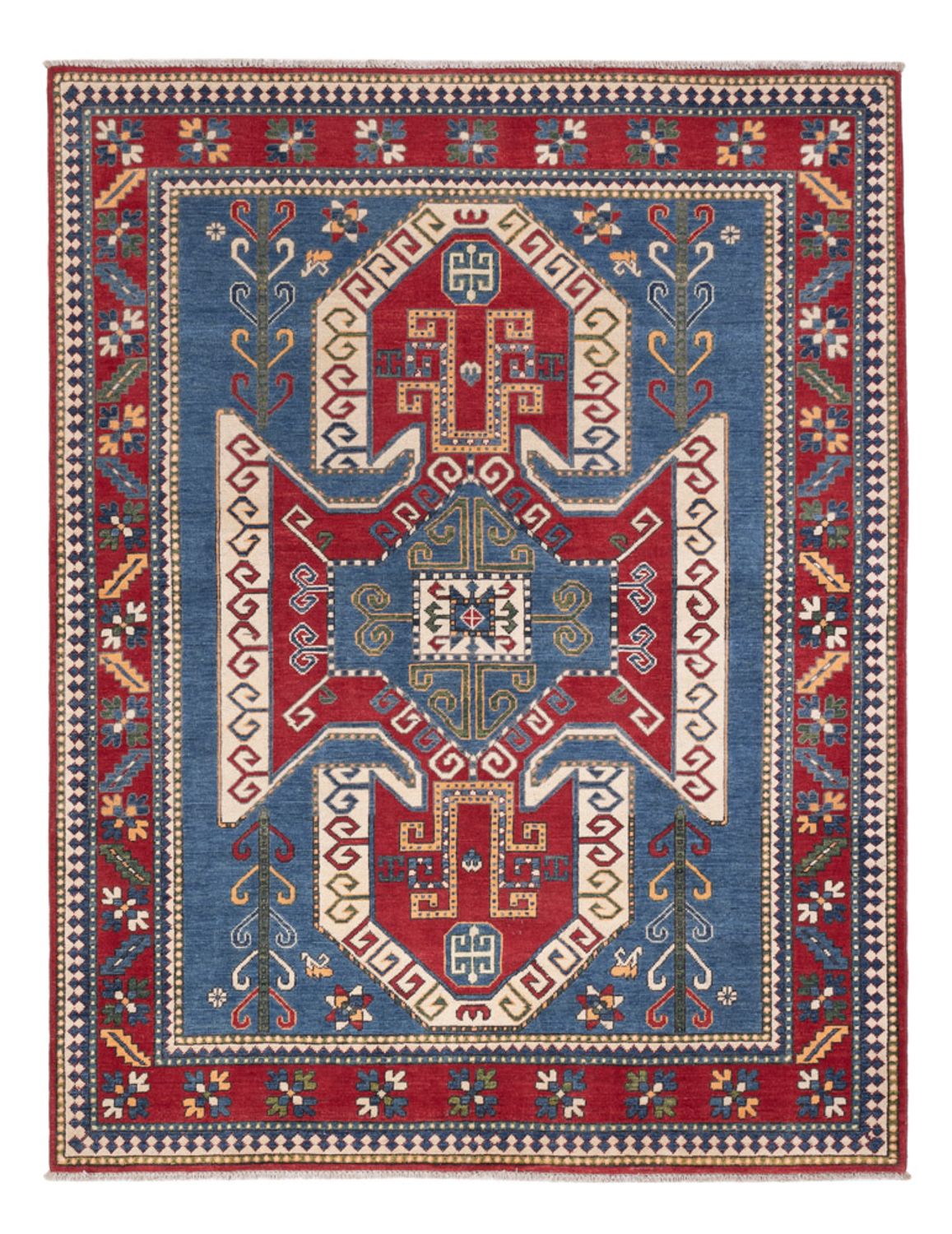 Ziegler Teppich - Kazak - 227 x 178 cm - mehrfarbig