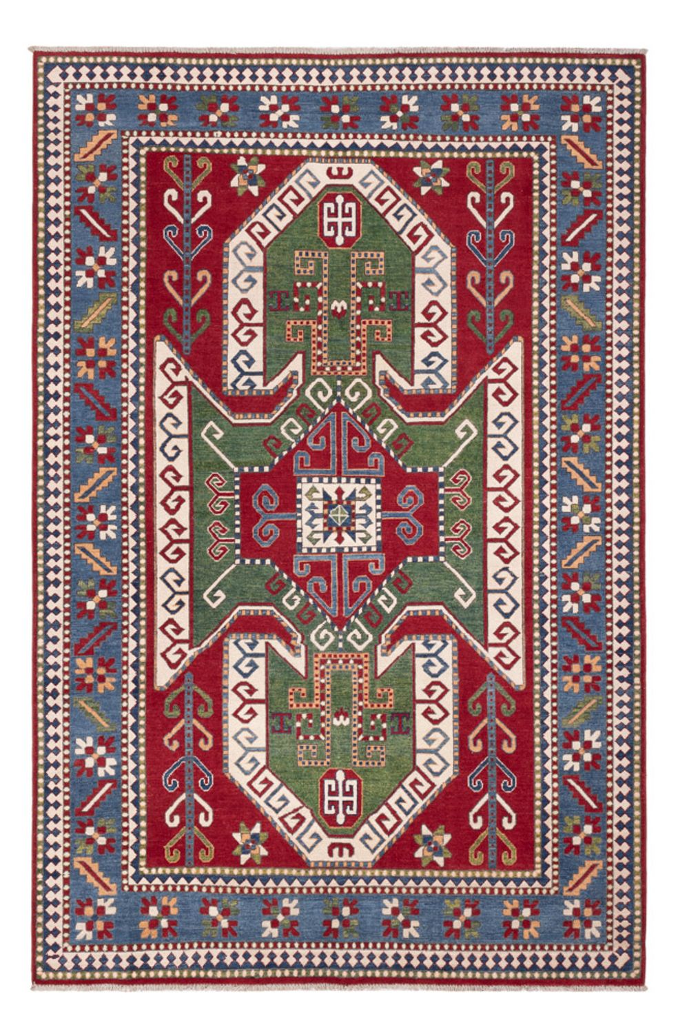 Ziegler Teppich - Kazak - 296 x 196 cm - mehrfarbig