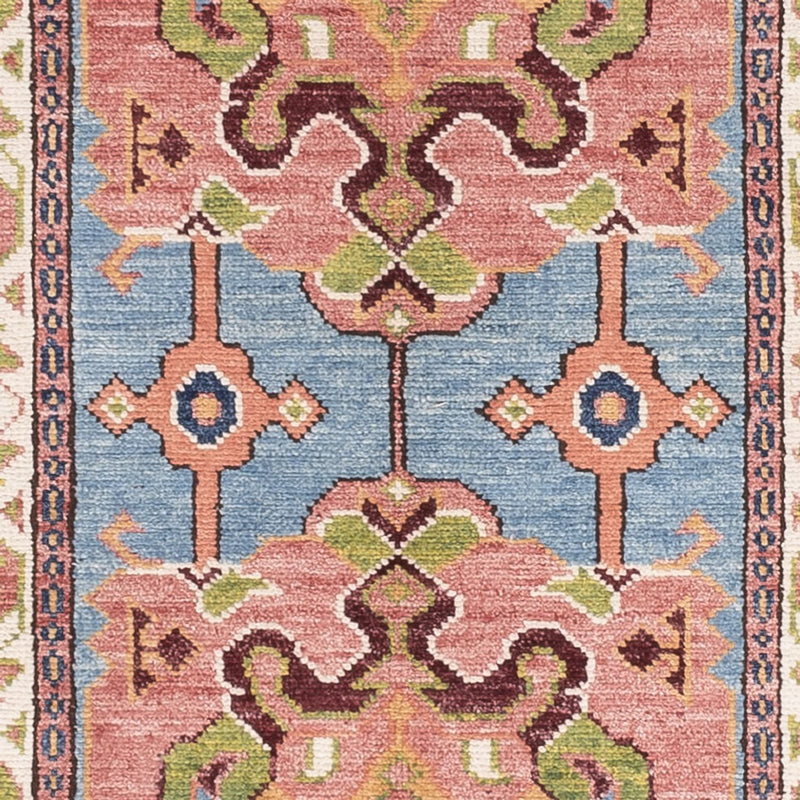 Läufer Ziegler - Kazak - 296 x 78 cm - blau