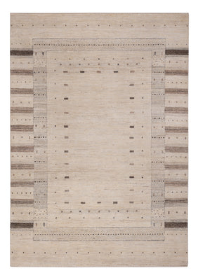 Gabbeh Teppich - Loribaft Indus - 246 x 176 cm - hellbeige