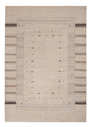 Gabbeh Teppich - Loribaft Indus - 245 x 174 cm - hellbeige