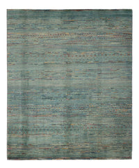 Designer Teppich - 240 x 201 cm - petrolblau