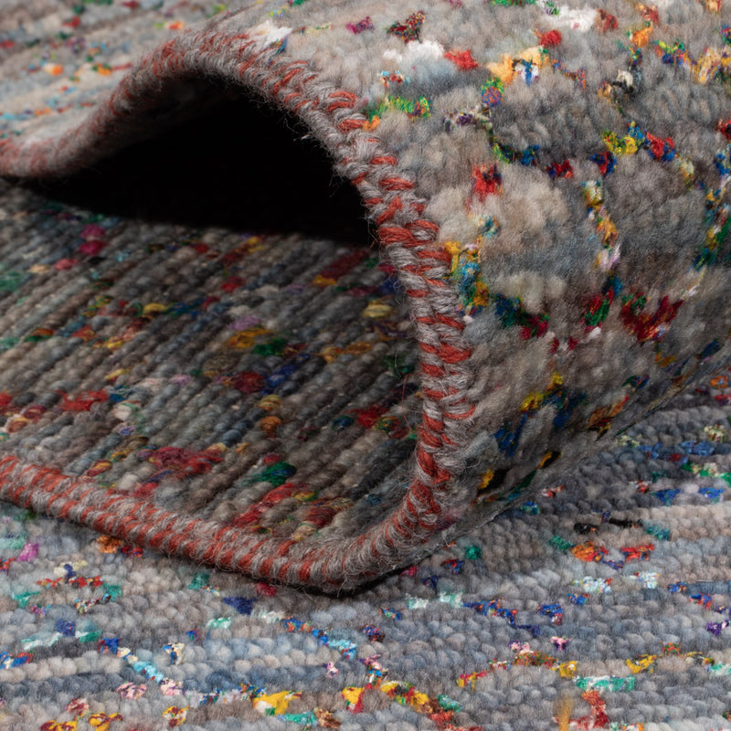 Designer Teppich - 223 x 170 cm - mehrfarbig