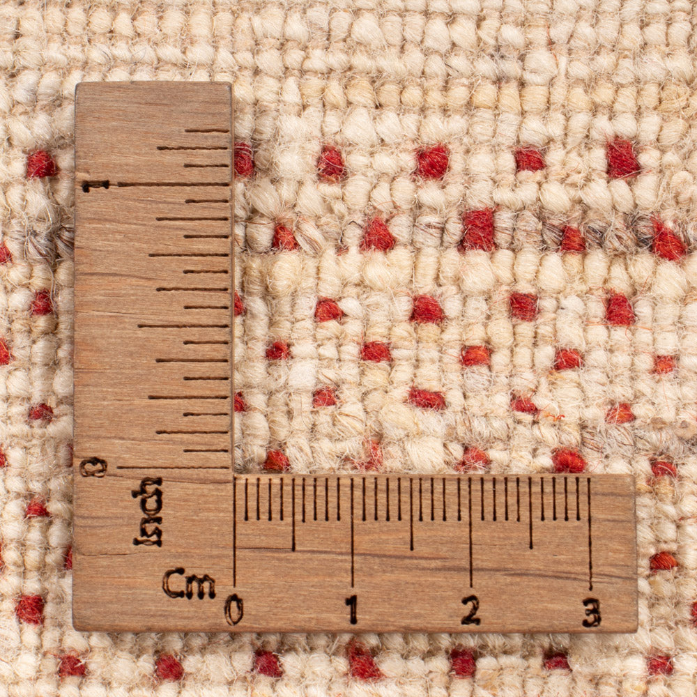 Gabbeh Teppich - Loribaft Indus quadratisch  - 246 x 249 cm - hellbeige