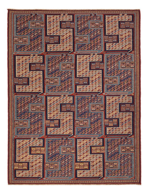 Kelim Teppich - Oriental - Soumak - 212 x 170 cm - mehrfarbig