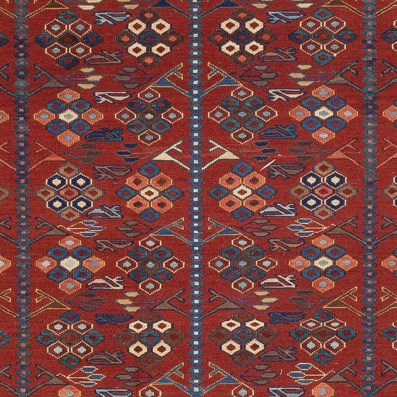 Kelim Teppich - Oriental - Soumak - 228 x 175 cm - rost