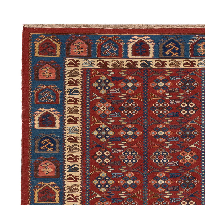 Kelim Teppich - Oriental - Soumak - 228 x 175 cm - rost