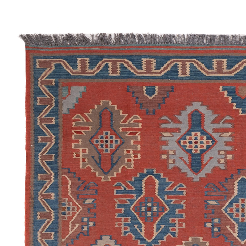 Kelim Teppich - Oriental - Royal - 253 x 177 cm - rot