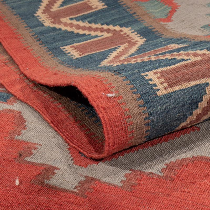 Kelim Teppich - Oriental - Royal - 253 x 177 cm - rot