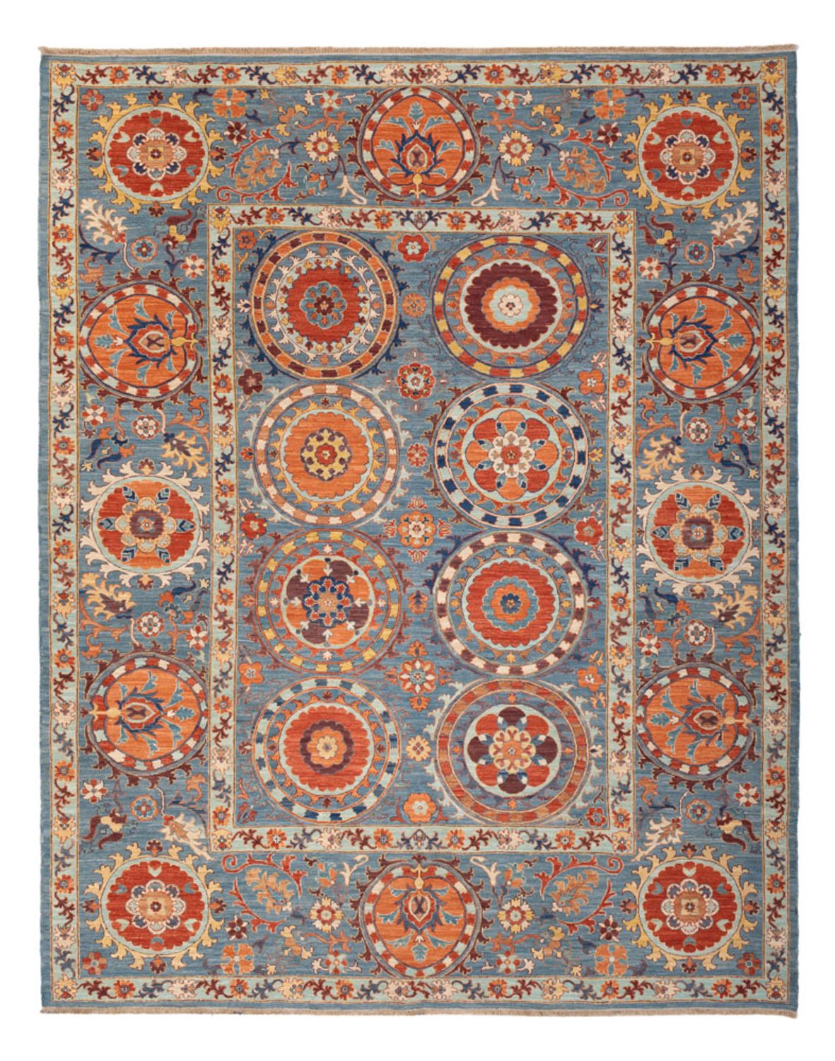 Kelim Teppich - Oriental - Soumak - 310 x 244 cm - mehrfarbig