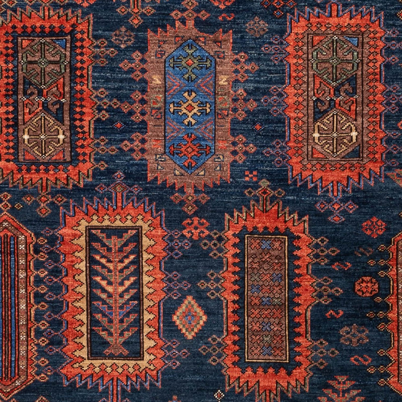 Ziegler Teppich - Kazak - 283 x 184 cm - dunkelblau