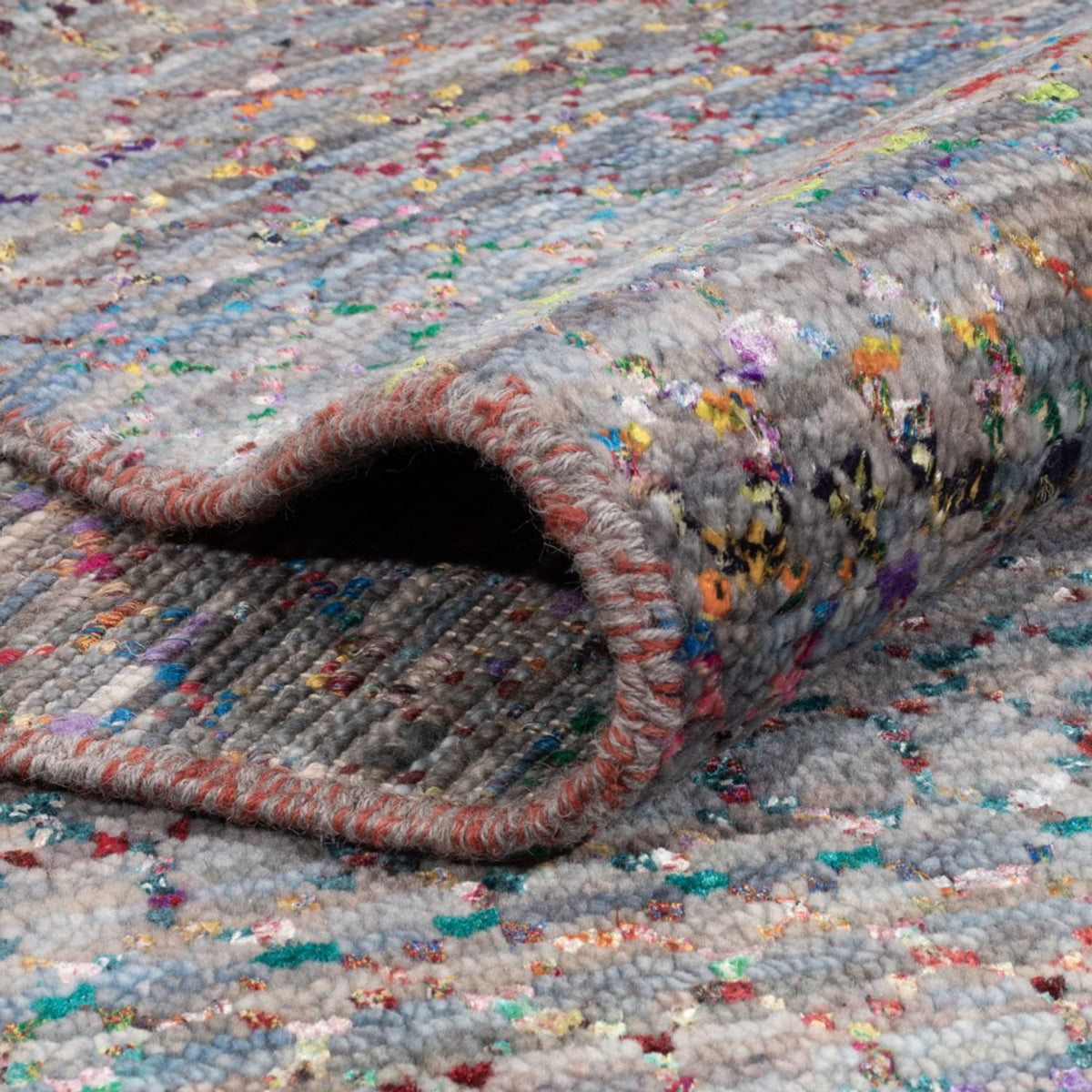 Designer Teppich - 304 x 205 cm - mehrfarbig