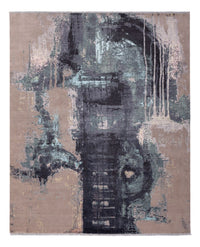 Designer Teppich - 310 x 253 cm - mehrfarbig